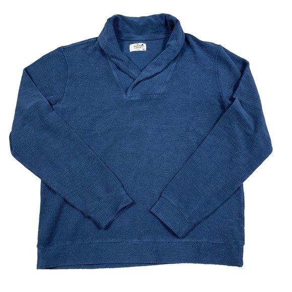 Marine Layer Other - Marine Layer Sweater Men Small Blue Shawl Neck Pullover‎ Cotton Adult